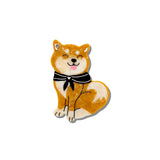 Hand-painted Shiba Inu Compact Mirror | Eco-Friendly