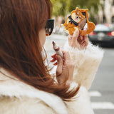 Hand-painted Shiba Inu Compact Mirror | Eco-Friendly