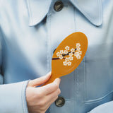Hand-painted Gold Sakura Blossom Brush | Eco-Friendly