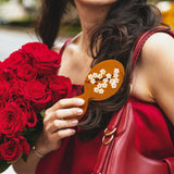 Hand-painted Gold Sakura Blossom Brush | Eco-Friendly