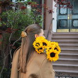 Hand-painted Maple Leaf Claw Hair Clip | Eco-Friendly