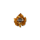 Hand-painted Maple Leaf Brooch Pin