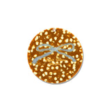Hand-painted Vintage Bow Compact Mirror | Eco-Friendly