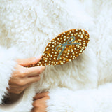 Hand-painted Fawn Vintage Bow Brush | Eco-Friendly