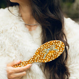 Hand-painted Fawn Vintage Bow Brush | Eco-Friendly
