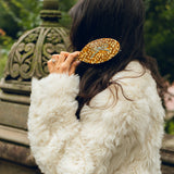 Hand-painted Fawn Vintage Bow Brush | Eco-Friendly