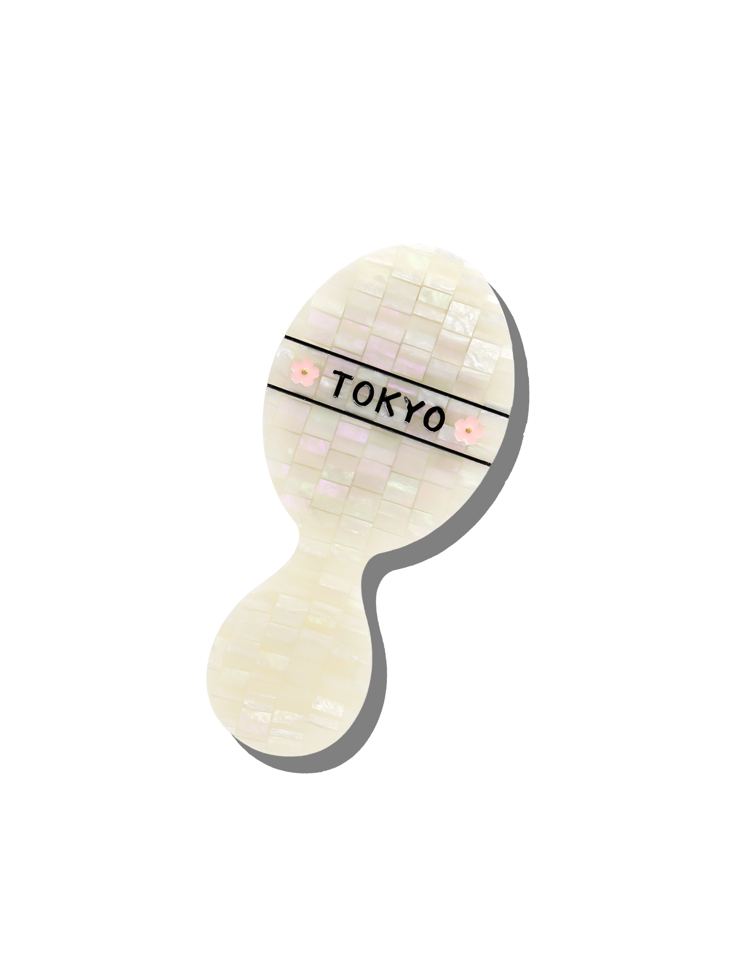 Hand-painted Tokyo Mosaic Brush | Eco-Friendly