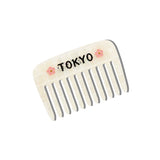 Hand-painted Tokyo Mosaic Pocket Comb | Eco-Friendly