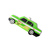 Hand-painted Tokyo Taxi Claw Hair Clip | Eco-Friendly