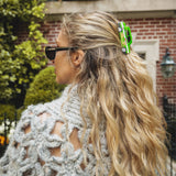 Hand-painted Tokyo Taxi Claw Hair Clip | Eco-Friendly