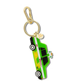 Hand-painted Tokyo Taxi Bag Charm + Keychain | Eco-Friendly
