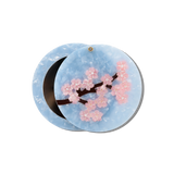 Hand-painted Sakura Blossom Compact Mirror | Eco-Friendly