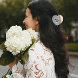 Hand-painted Something Blue Claw Hair Clip | Eco-Friendly