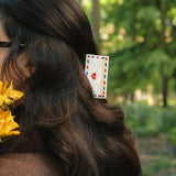 Hand-painted Airmail Claw Hair Clip | Eco-Friendly