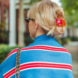 Hand-painted Football Dog Claw Hair Clip | Eco-Friendly