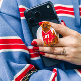 Hand-painted Football Dog GripCharm | Eco-Friendly