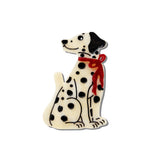 Hand-painted Dalmatian Claw Hair Clip | Eco-Friendly