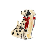 Hand-painted Dalmatian Claw Hair Clip | Eco-Friendly
