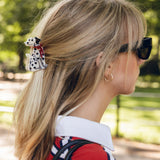 Hand-painted Dalmatian Claw Hair Clip | Eco-Friendly