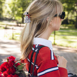 Hand-painted Dalmatian Claw Hair Clip | Eco-Friendly