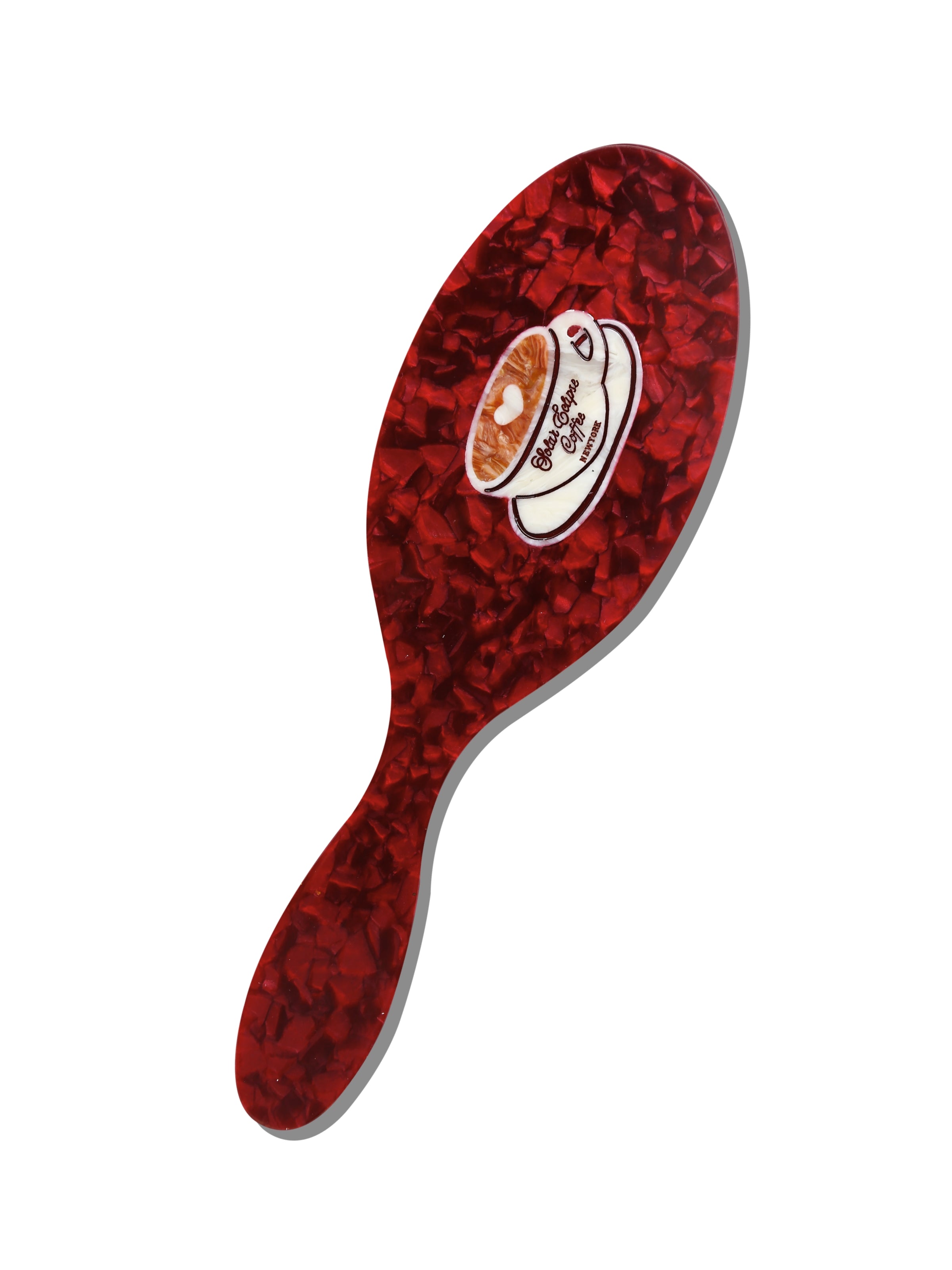 Hand-painted Vintage Cafe Coffee Brush | Eco-Friendly