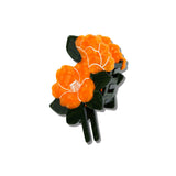 Hand-painted Vintage Poppy Claw Hair Clip | Eco-Friendly