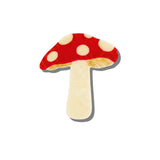 Hand-painted Mushroom Claw Hair Clip | Eco-Friendly