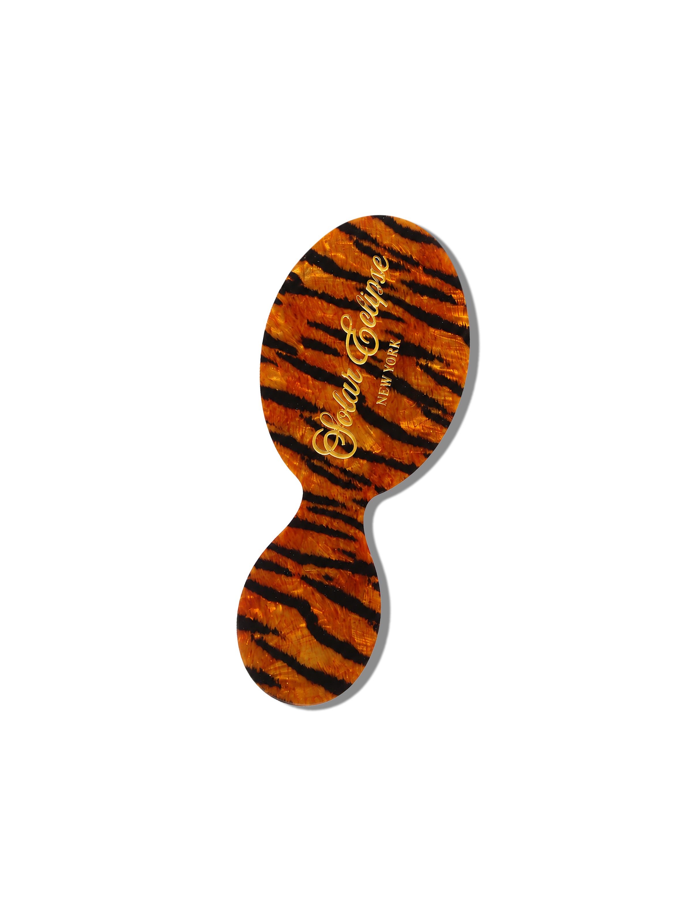 Hand-painted Solar Eclipse Tiger Orange Brush | Eco-Friendly