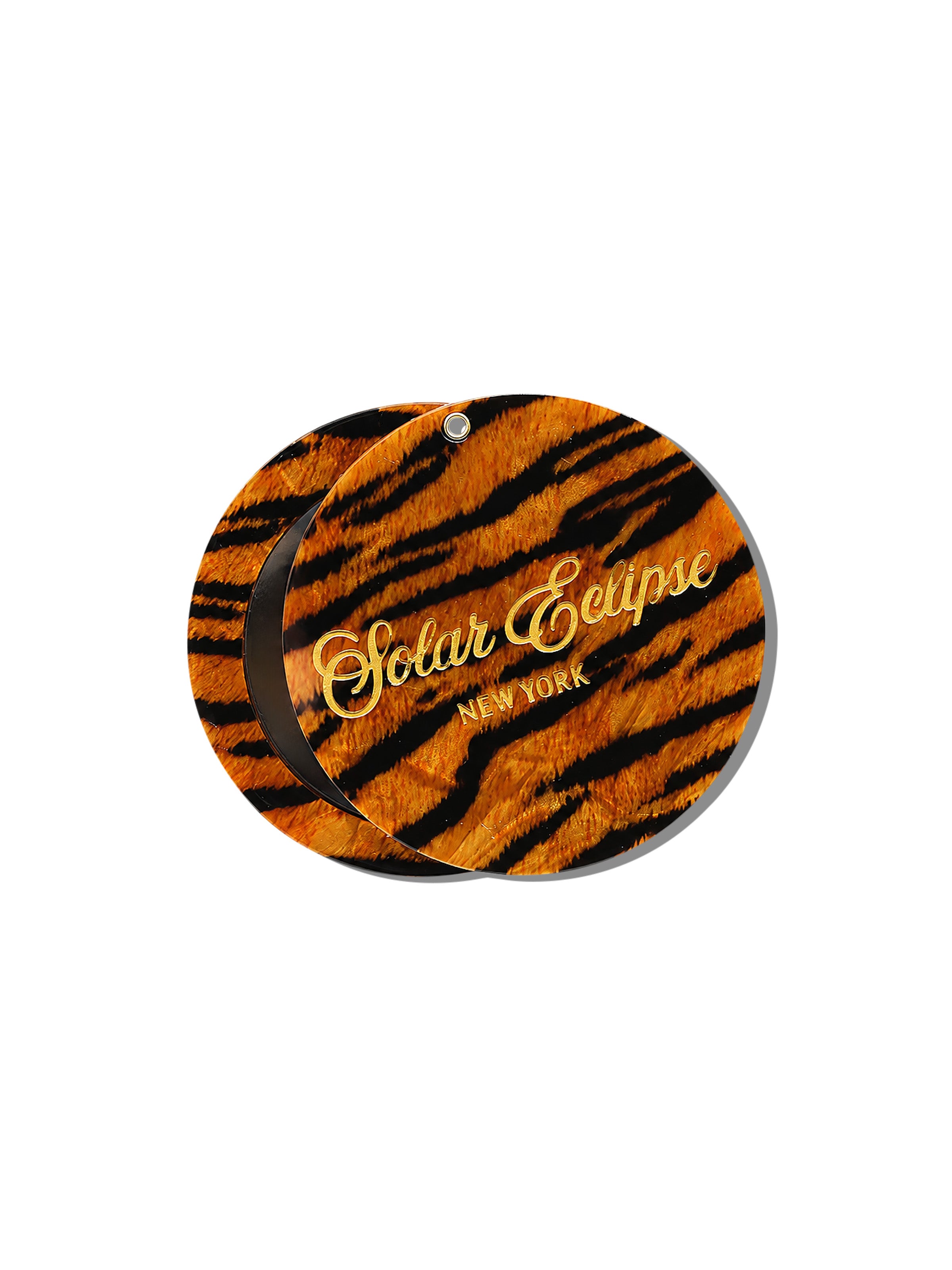 Hand-painted Solar Eclipse Compact Mirror | Eco-Friendly