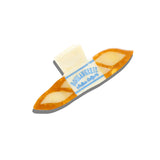 Hand-painted Boulangerie Baguette Claw Hair Clip | Eco-Friendly