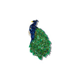 Hand-painted Mini Peacock Claw Hair Clip | Eco-Friendly