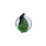 Hand-painted Peacock GripCharm | Eco-Friendly