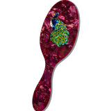 Hand-painted Peacock Brush | Eco-Friendly