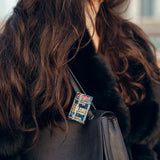 Hand-painted Le Jazz Club Claw Hair Clip | Eco-Friendly
