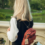 Hand-painted New York Postcard Bag Charm + Keychain | Eco-Friendly