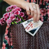 Hand-painted New York Postcard Compact Mirror | Eco-Friendly
