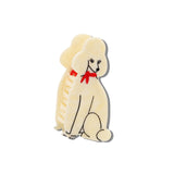 Hand-painted Poodle Claw Hair Clip | Eco-Friendly
