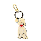 Hand-painted Poodle Bag Charm + Keychain | Eco-Friendly