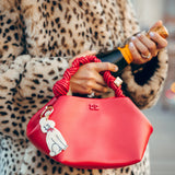 Hand-painted Poodle Bag Charm + Keychain | Eco-Friendly