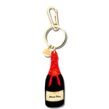 Hand-painted Pinot Noir Bag Charm + Keychain | Eco-Friendly