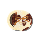 Hand-painted Vintage Bow Compact Mirror | Eco-Friendly