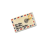 Hand-painted Airmail Laydown Hair Claw Clip | Eco-Friendly