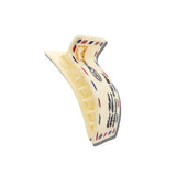 Hand-painted Airmail Laydown Hair Claw Clip | Eco-Friendly