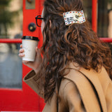 Hand-painted Airmail Laydown Hair Claw Clip | Eco-Friendly