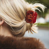 Hand-painted Do Not Disturb Claw Hair Clip | Eco-Friendly