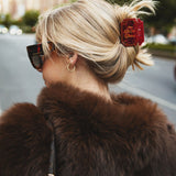 Hand-painted Do Not Disturb Claw Hair Clip | Eco-Friendly