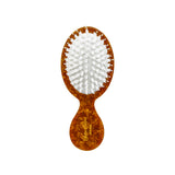 Hand-painted Brown Paisley Brush | Eco-Friendly