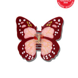 Hand-painted Monarch Butterfly Claw Hair Clip | Eco-Friendly