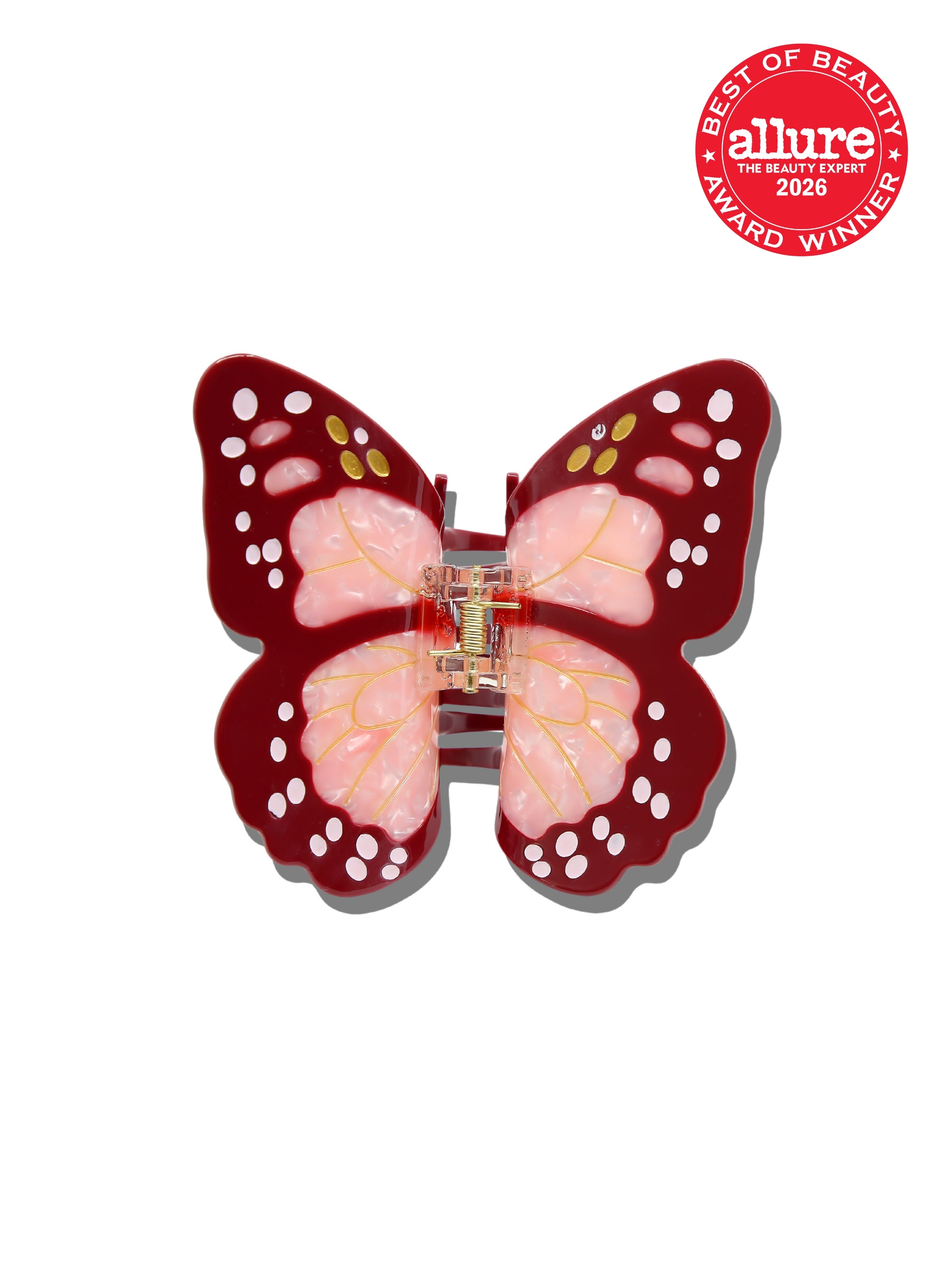 Hand-painted Monarch Butterfly Claw Hair Clip | Eco-Friendly