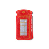 Hand-painted Telephone Box Claw Hair Clip | Eco-Friendly